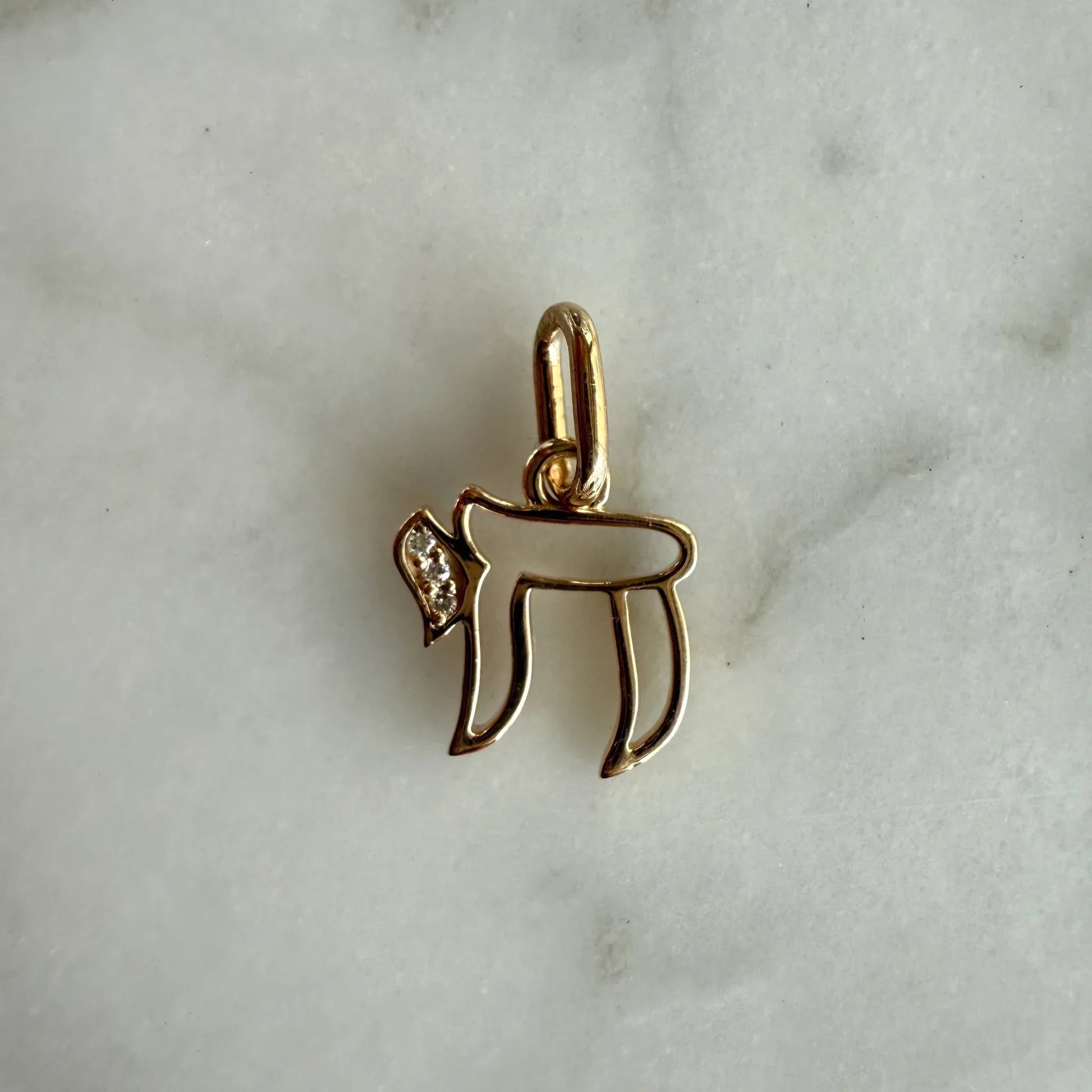 Chai Pendant - Evy - Goldie Paris Jewellery