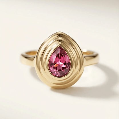 Esther Pink Tourmaline Ring - Goldie Paris Jewellery