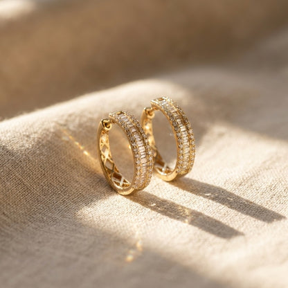 Lueur de Coogee - Diamonds Hoops