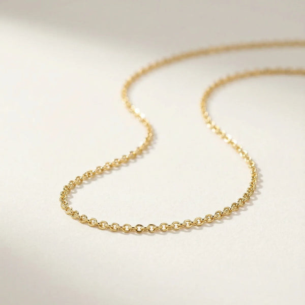 Gold Chain Necklace • 10K Solid Yellow Gold