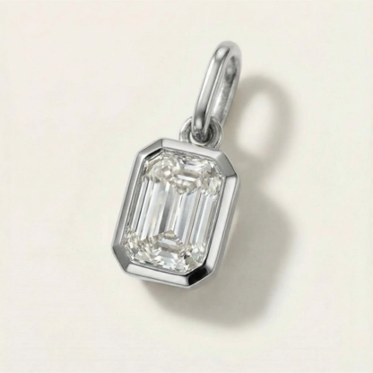 Radiant-cut Diamond Pendant - Goldie Paris Jewellery