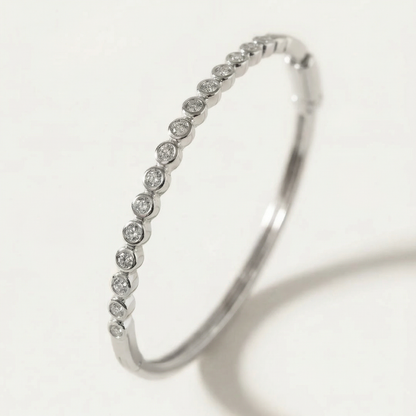 Chloe Bezel-set Diamonds Bangle