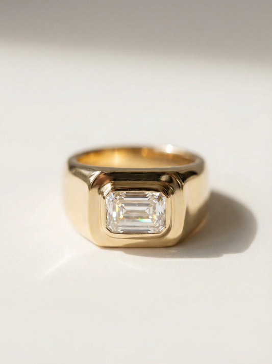 Jenna Diamond Ring - Emerald Cut