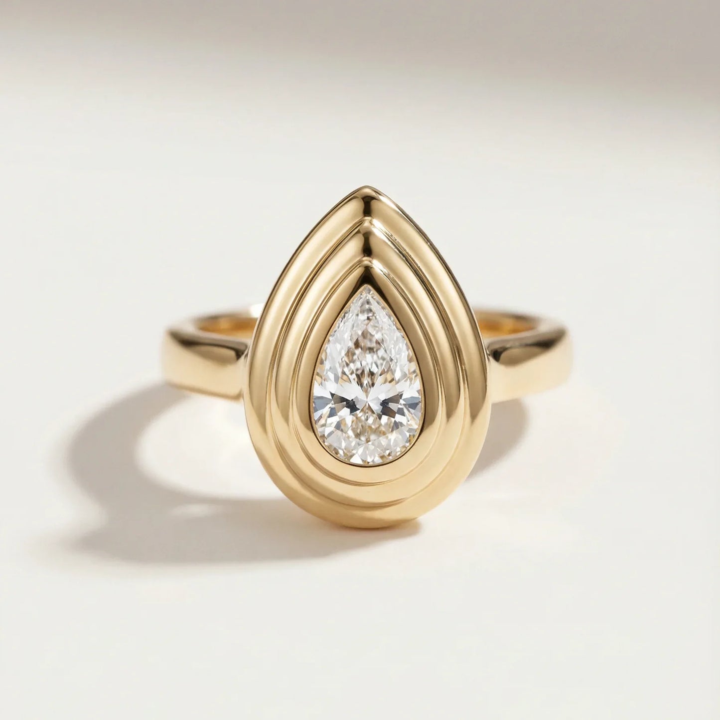 Jaime Pear Diamond Ring - Goldie Paris Jewellery