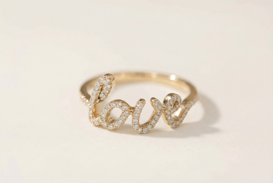 Love Pavé Diamond Ring