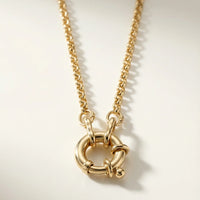 Belcher Chain with Italian Bolt ring clasp Necklace