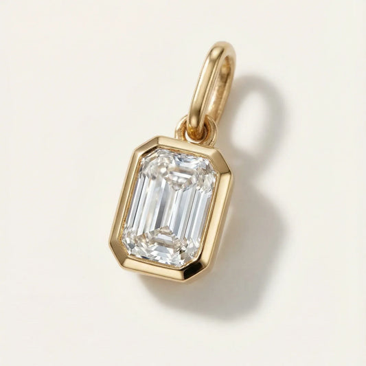 Radiant-cut Diamond Pendant - Goldie Paris Jewellery