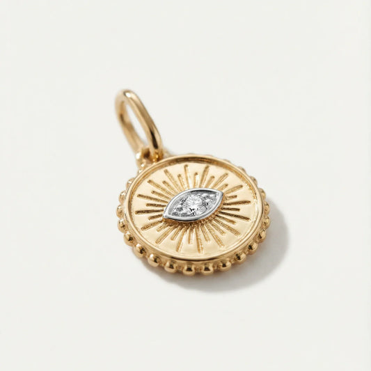 Mini Token Evil Eye Pendant