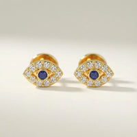 Mini Evil Eye Stud Earrings