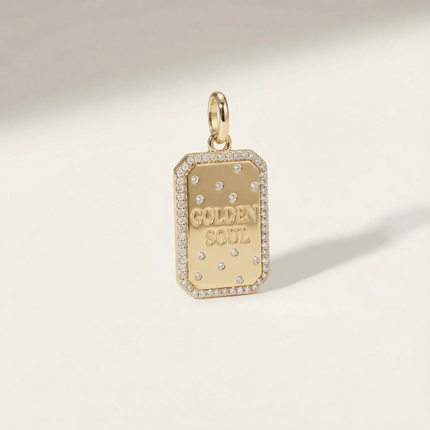 Golden Soul Pendant Diamonds - Goldie Paris Jewellery