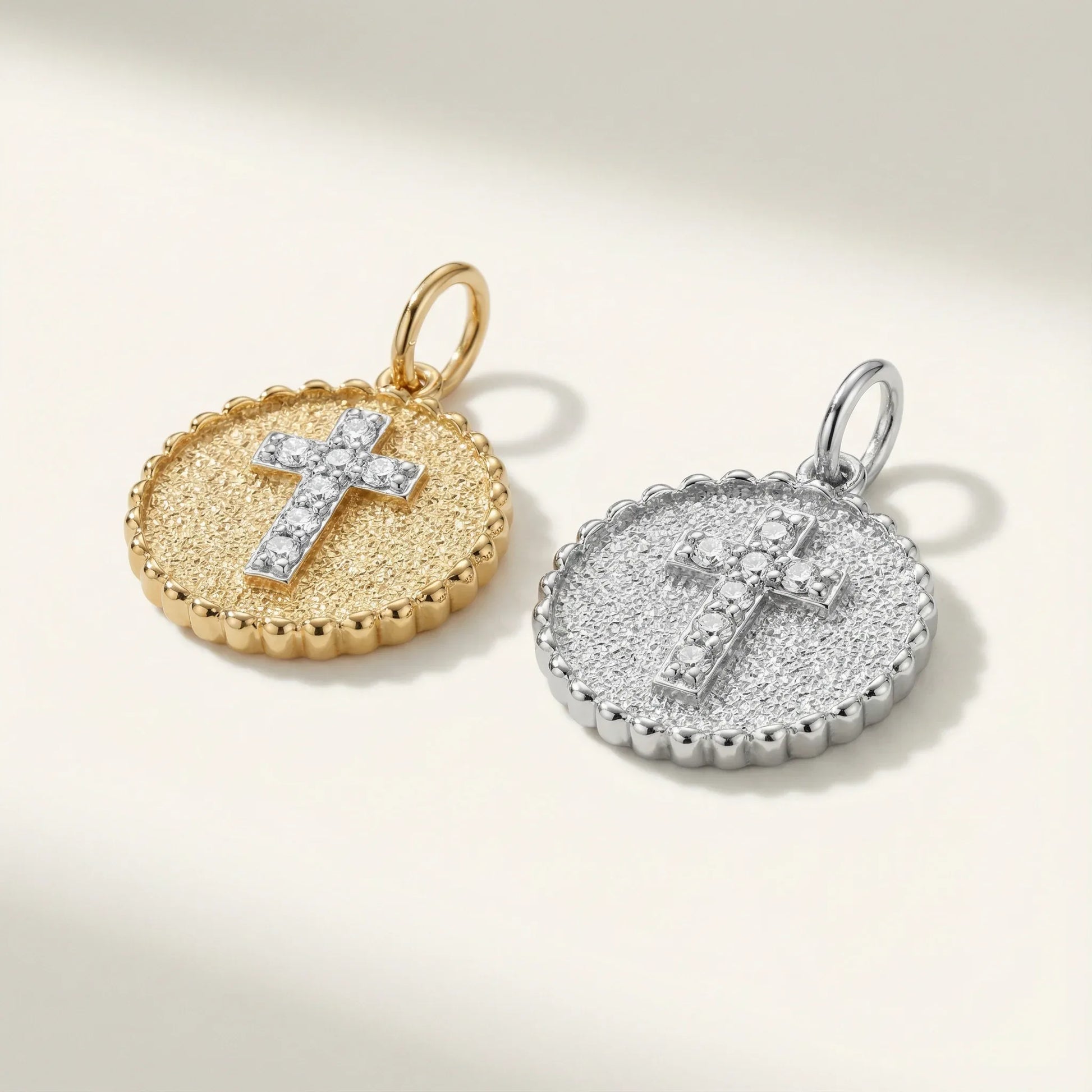 Cross Medallion - Goldie Paris Jewellery