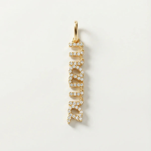 Diamond Mama Pendant • 10K Solid Yellow Gold