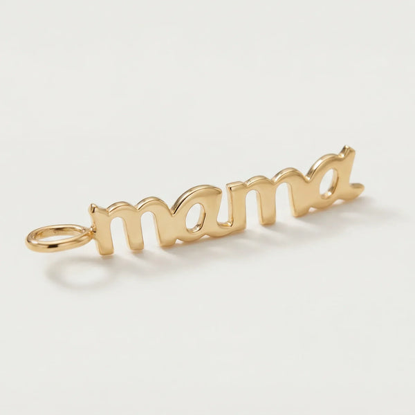 Mama Pendant Yellow Gold