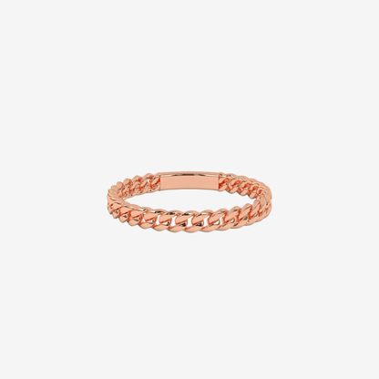 "Indie" Curb Chain Solid Gold - Goldie Paris Jewellery