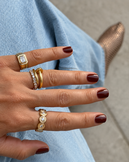 Jenna Diamond Ring - Emerald Cut