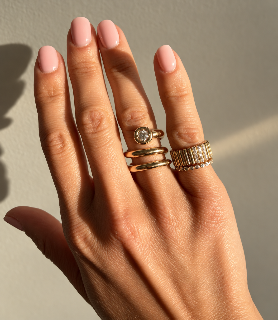 Jodi Infinite Single Diamond Chunky Ring