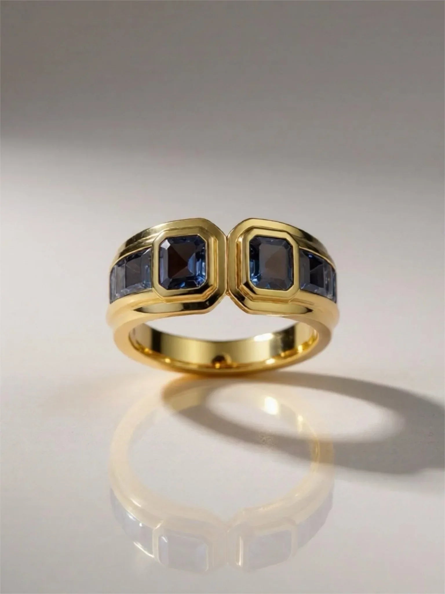Keren Iolite Art Deco Ring - Goldie Paris Jewellery