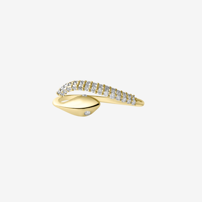 Lindi Snake Diamond Ring - Goldie Paris Jewellery