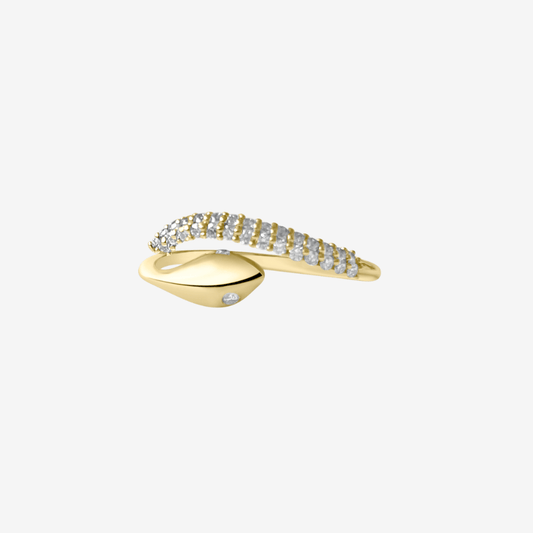Lindi Snake Diamond Ring - Goldie Paris Jewellery