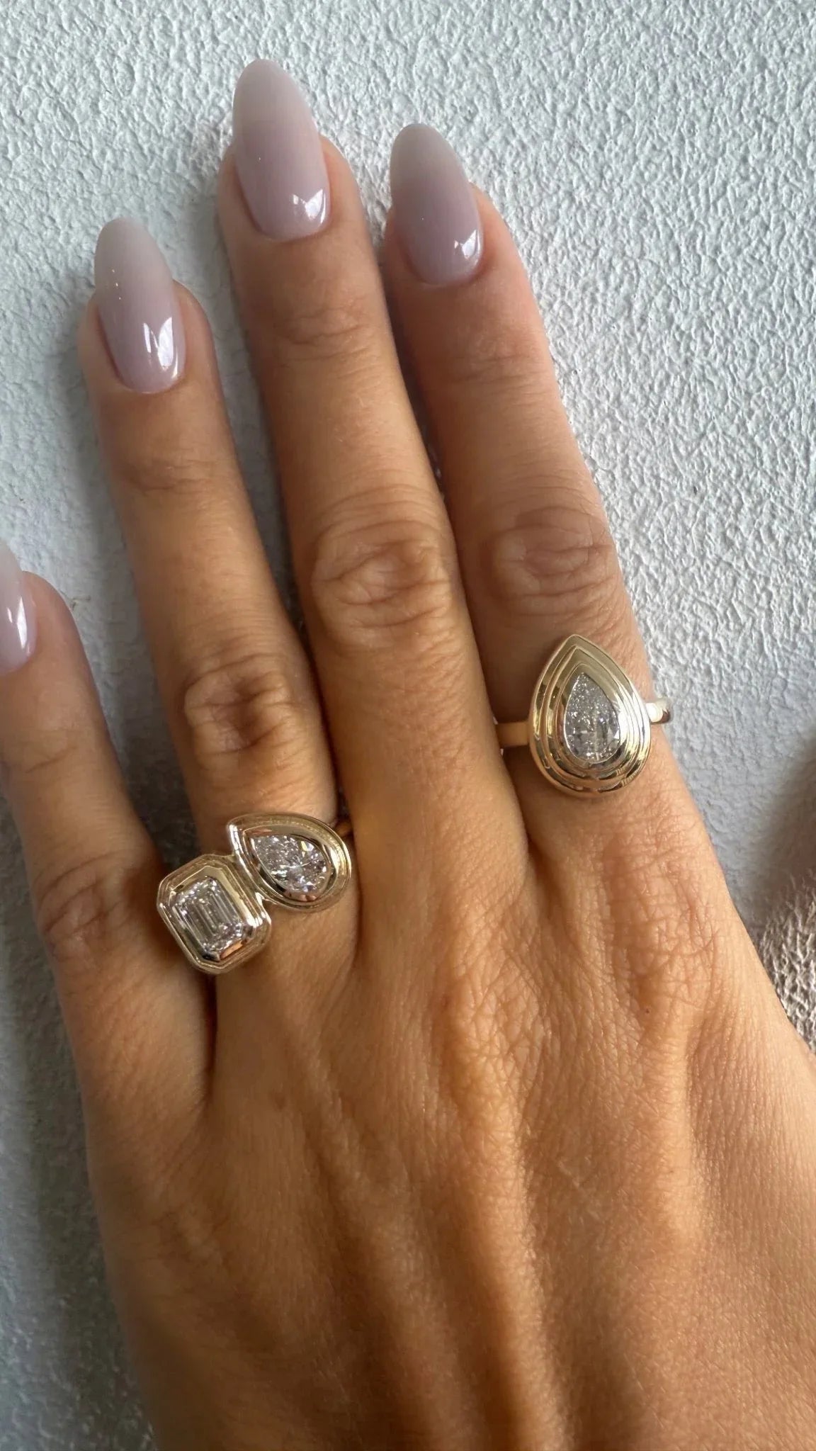 Liv Toi et Moi Diamond Ring - Goldie Paris Jewellery