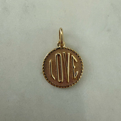 Love Pendant medallion - Goldie Paris Jewellery