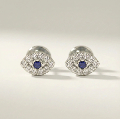 Mini Evil Eye Stud Earrings