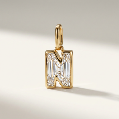 1.5ct Diamond Letter Pendant