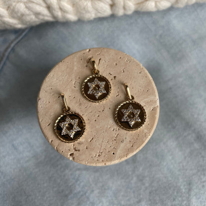 Reversible Star of David Pendant - Goldie Paris Jewellery