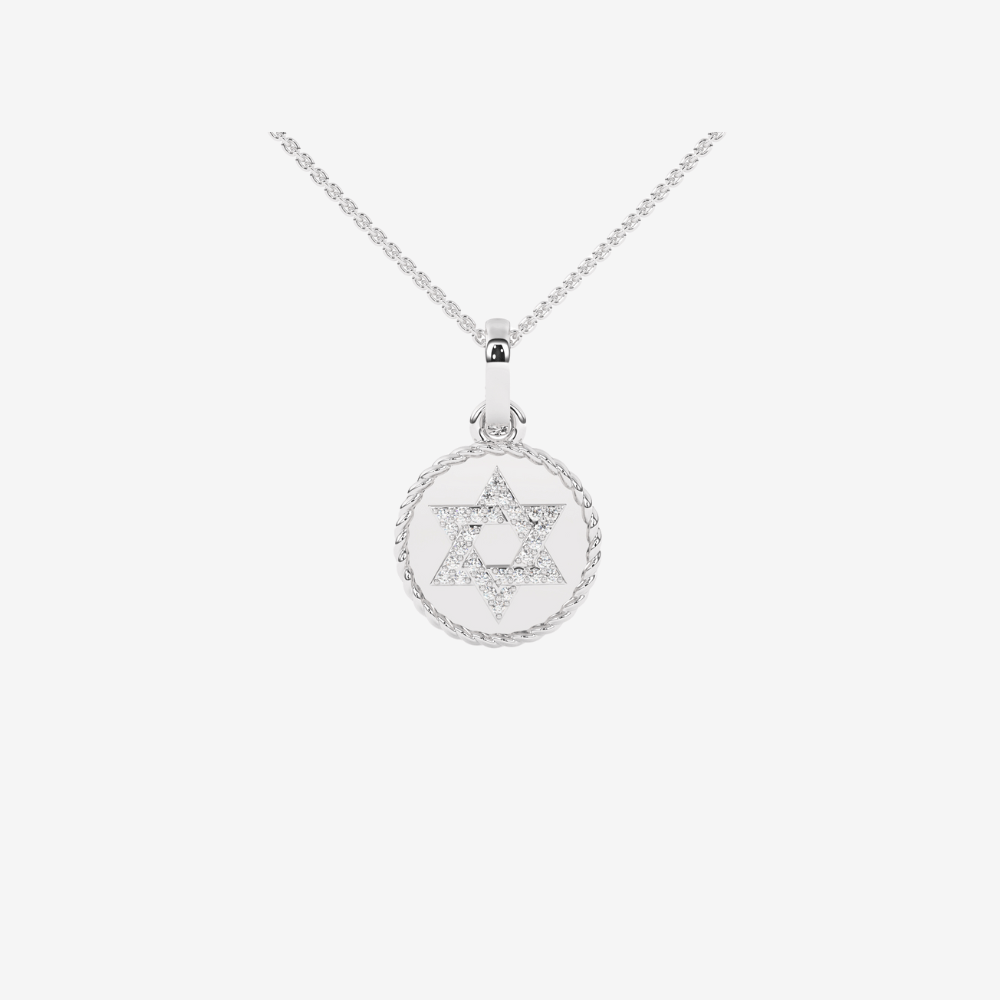 Reversible Star of David Pendant - Goldie Paris Jewellery