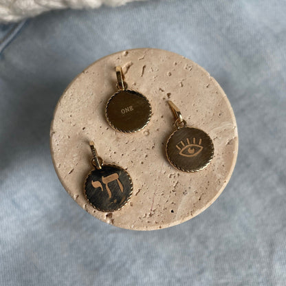 Reversible Star of David Pendant - Goldie Paris Jewellery