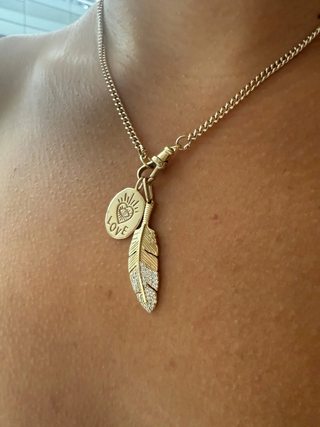 Sally Curb Chain Necklace with Swivel Clasp