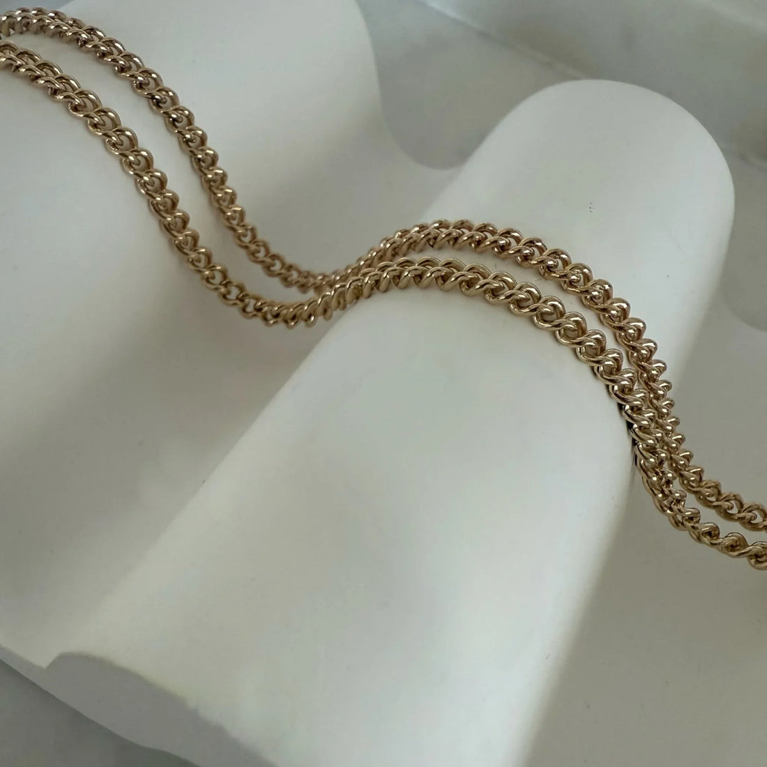 Sally Curb Chain Necklace with Swivel Clasp