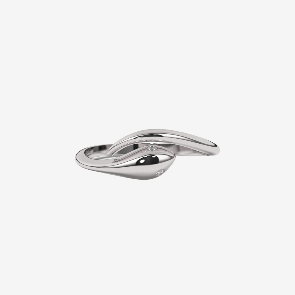 Snake Diamond Ring - Goldie Paris Jewellery