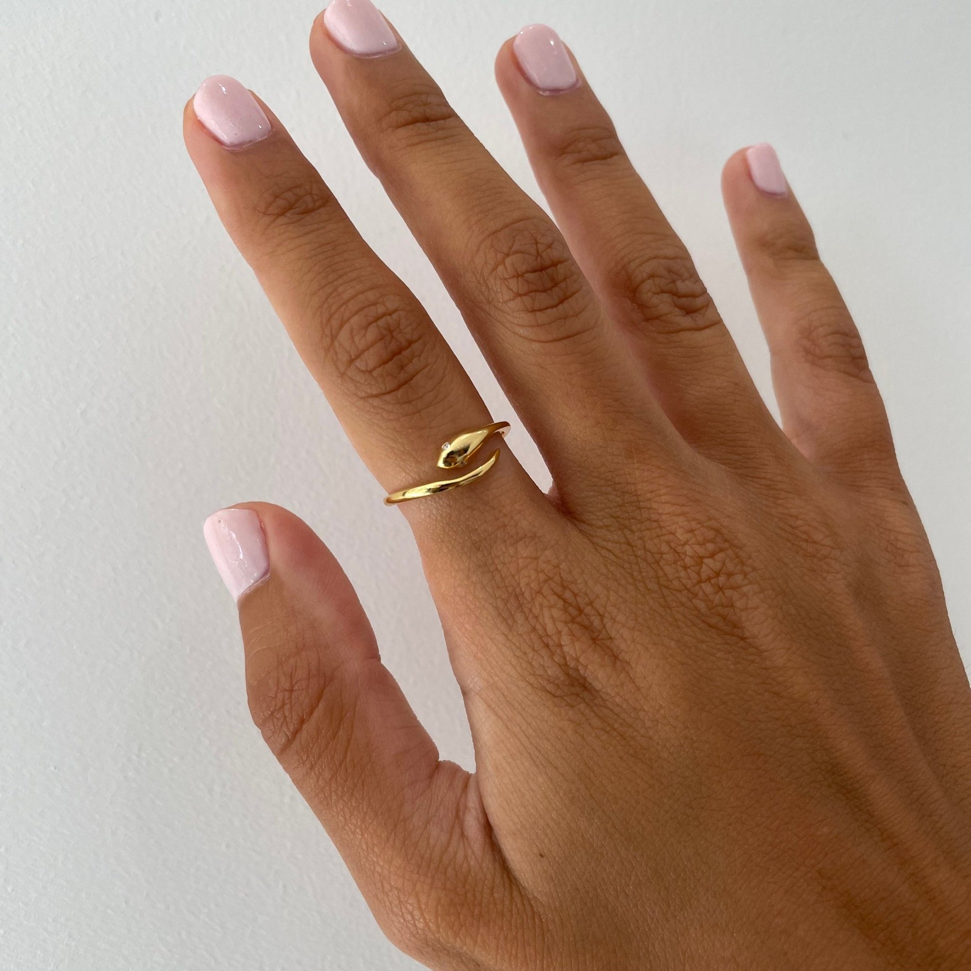 Snake Diamond Ring - Goldie Paris Jewellery