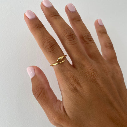 Snake Diamond Ring - Goldie Paris Jewellery