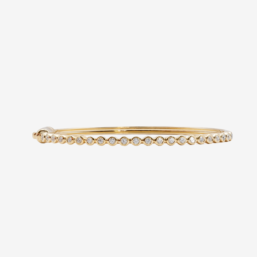 Chloe Bezel-set Diamonds Bangle