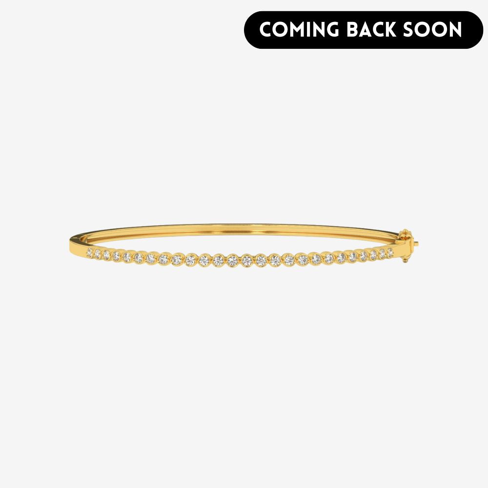 Chloe Bezel-set Diamonds Bangle