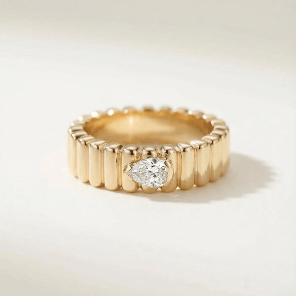 The Belle Ring • 10K Solid Yellow Gold