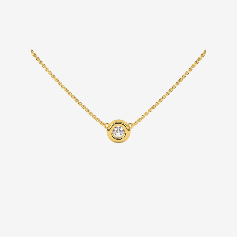"Tilly" Bubble bezel Diamond Necklace - Goldie Paris Jewellery