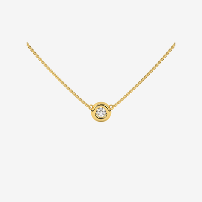 "Tilly" Bubble bezel Diamond Necklace - Goldie Paris Jewellery