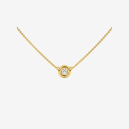 "Tilly" Bubble bezel Diamond Necklace - Goldie Paris Jewellery