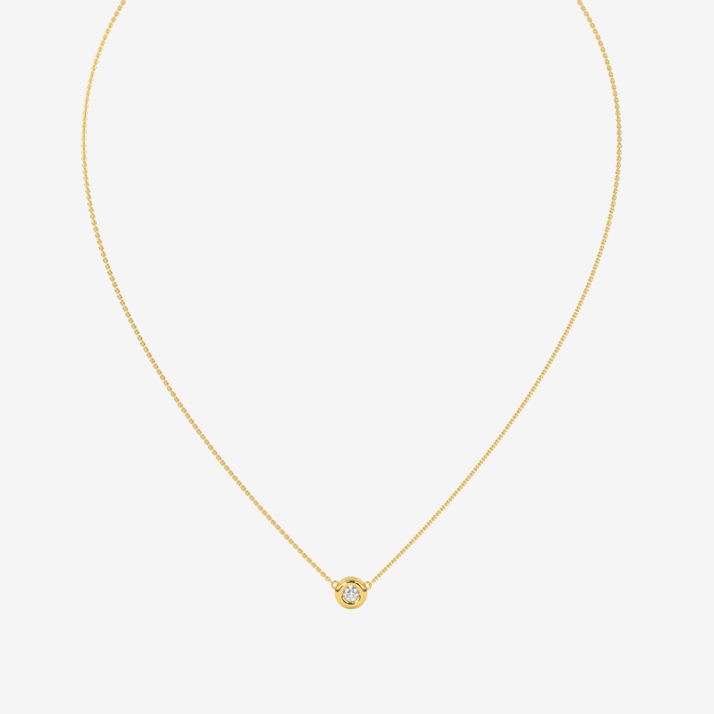 "Tilly" Bubble bezel Diamond Necklace - Goldie Paris Jewellery