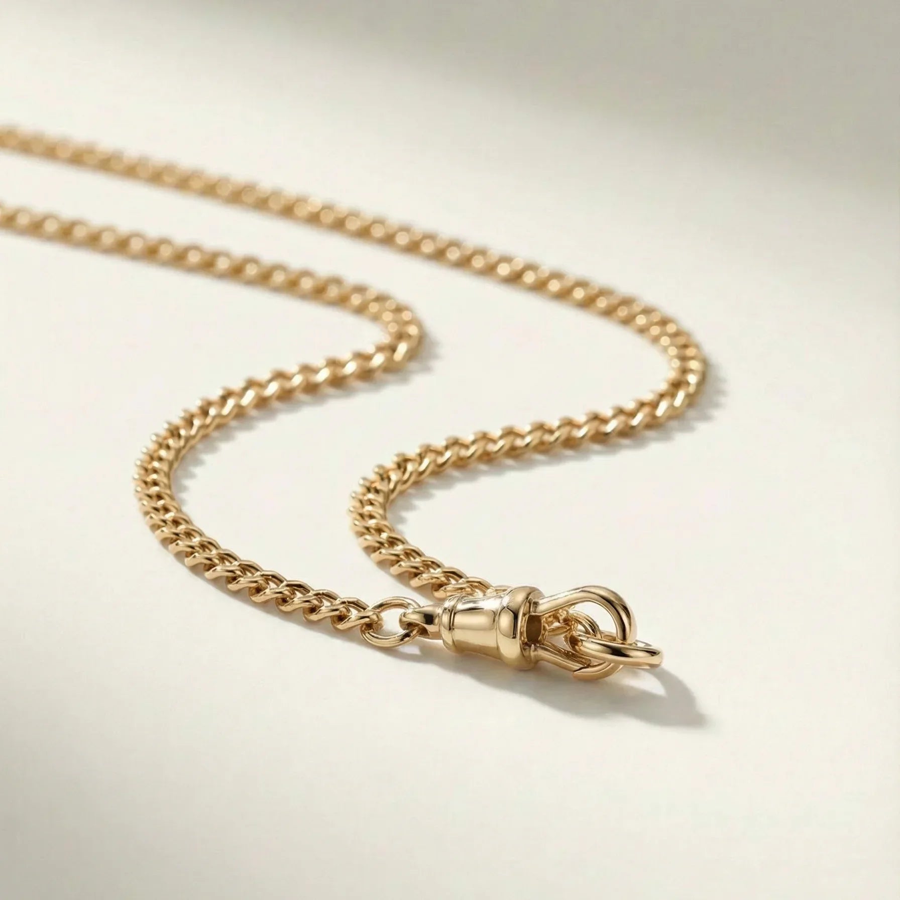 Sally Curb Chain Necklace with Swivel Clasp - Goldie Paris Jewellery