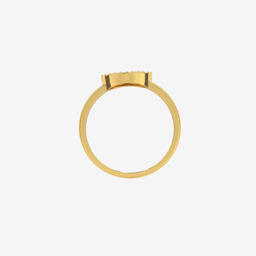 "Rebecca" Art Deco Diamond Ring - - Jewelry - Goldie Paris Jewelry - Baguette Pavé Ring