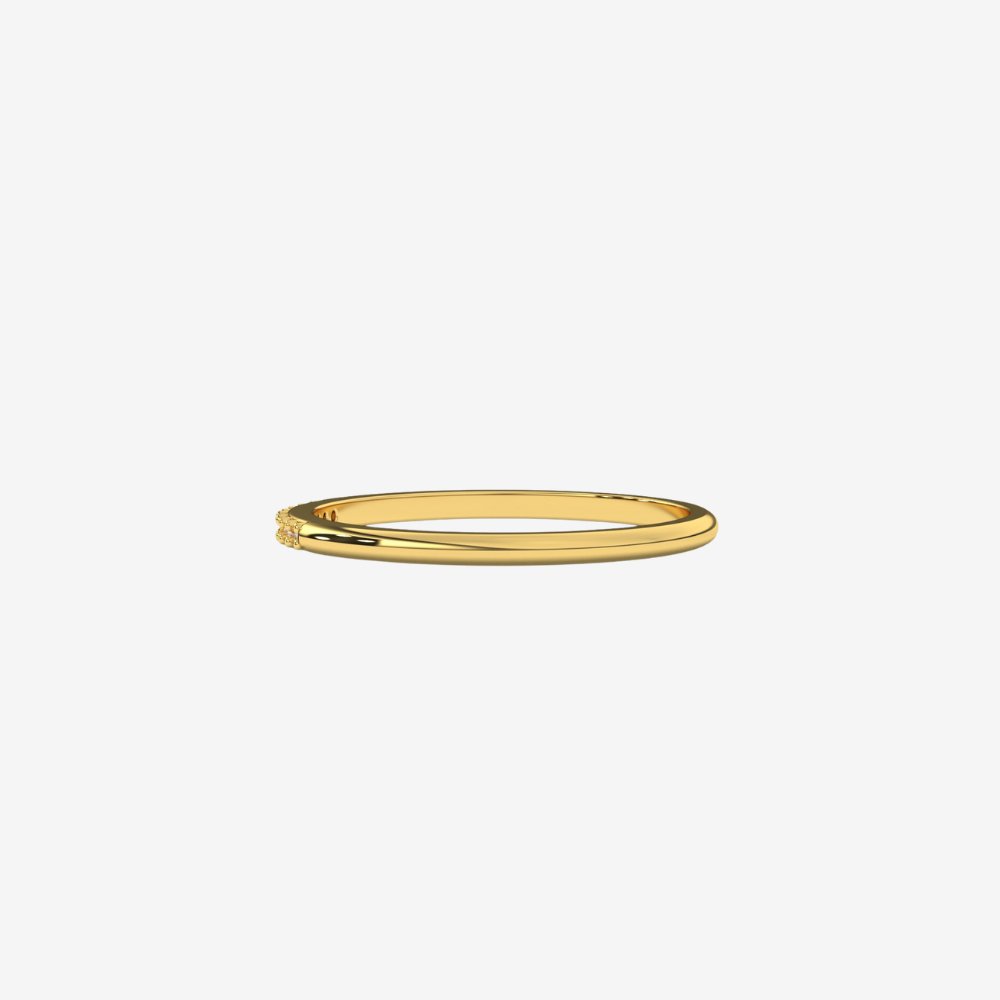 "Hanna" Diamond Row Stackable Ring Band - - Jewelry - Goldie Paris Jewelry - Ring