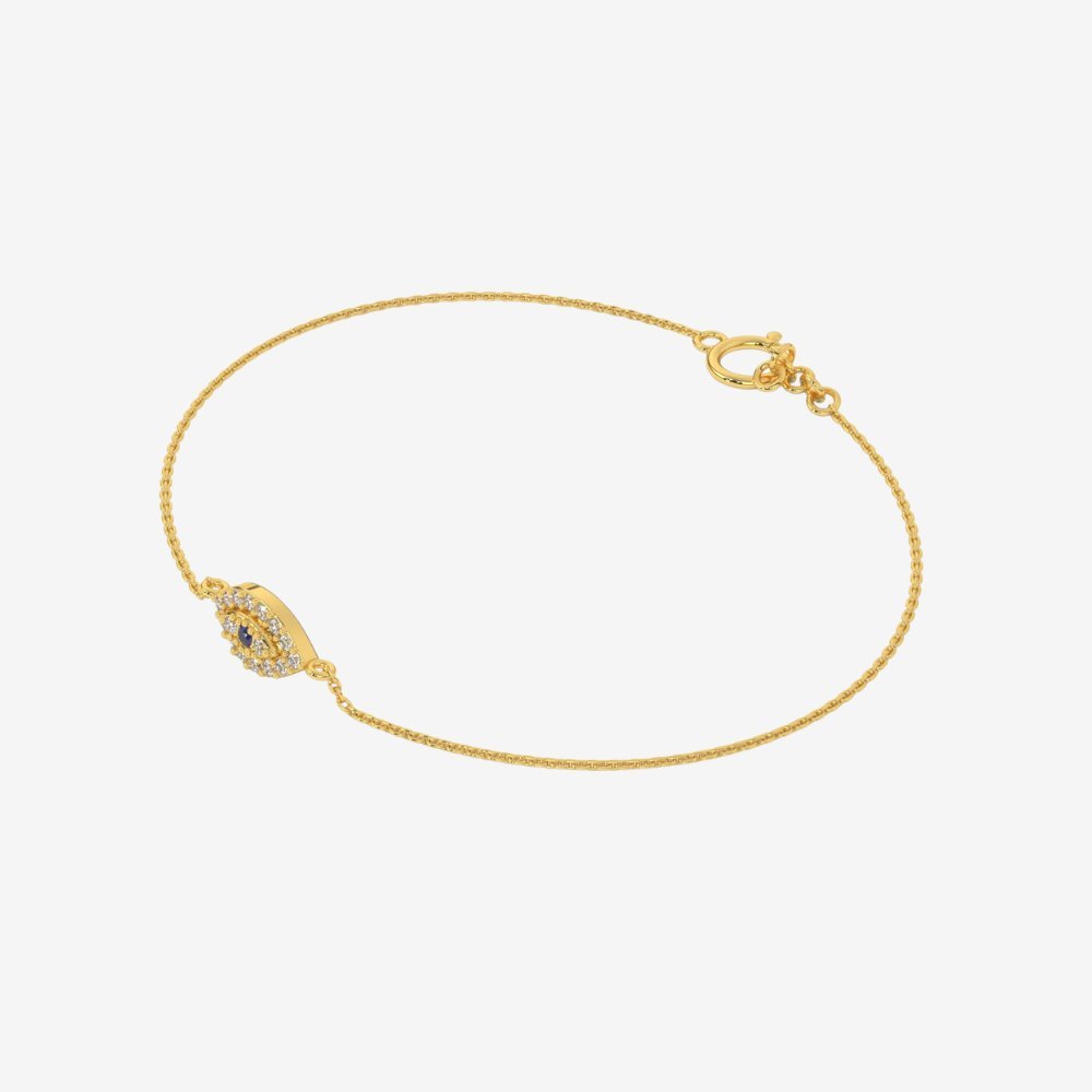 Evil Eye Diamonds Bracelet - Goldie Paris Jewellery