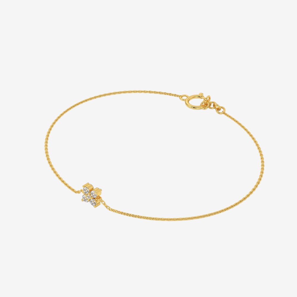 Flower Diamonds Bracelet - - Jewelry - Goldie Paris Jewelry - Bracelet